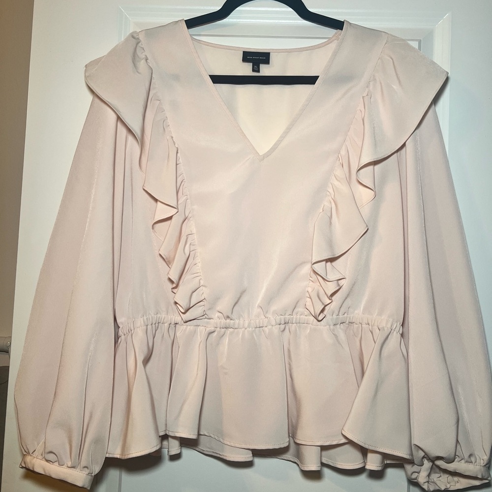 Great with jeans or slacks. XL for breast area